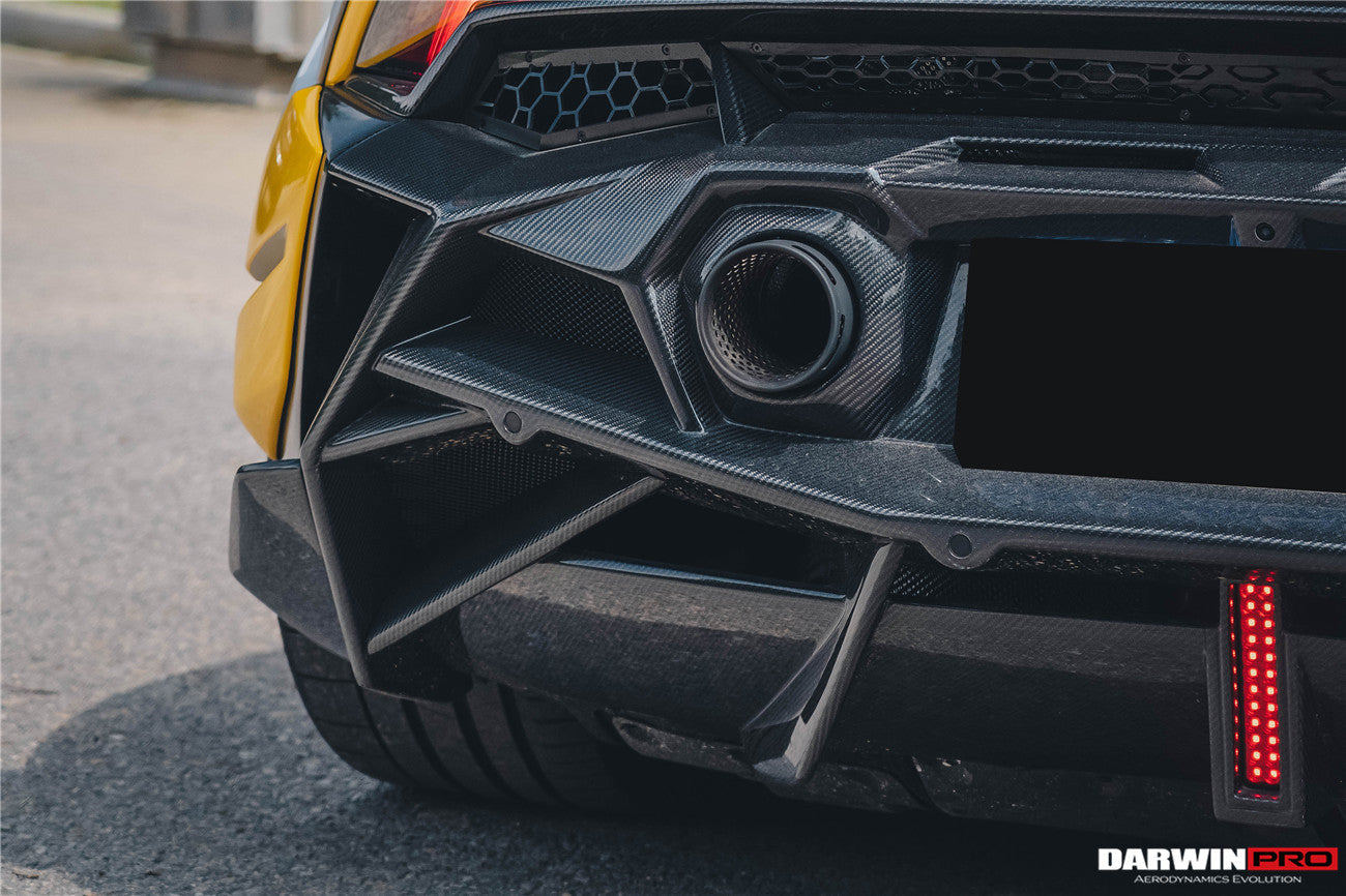Parachoques trasero DarwinPRO estilo BKSSII para Lamborghini Huracan LP610 y LP580 (2015-2019)