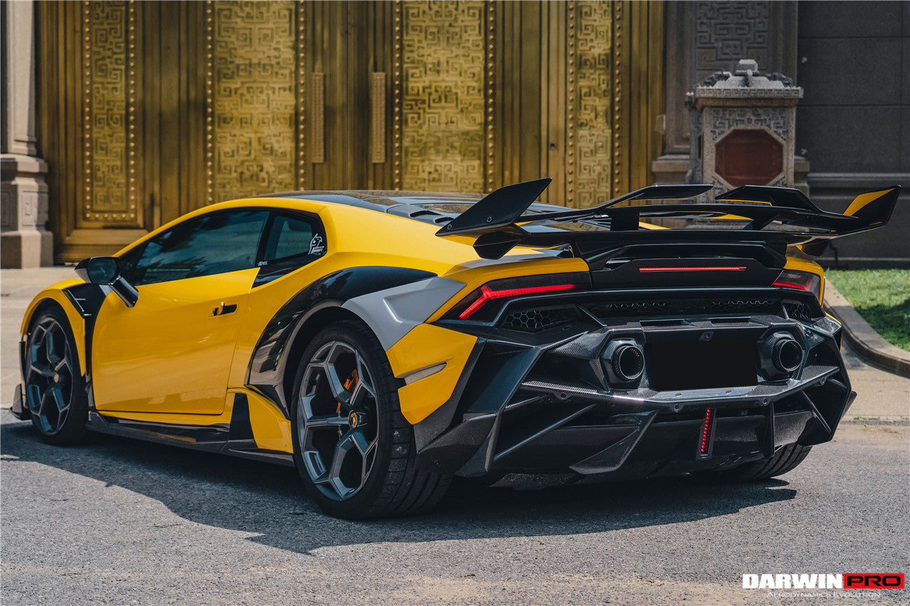Parachoques trasero DarwinPRO estilo BKSSII para Lamborghini Huracan LP610 y LP580 (2015-2019)
