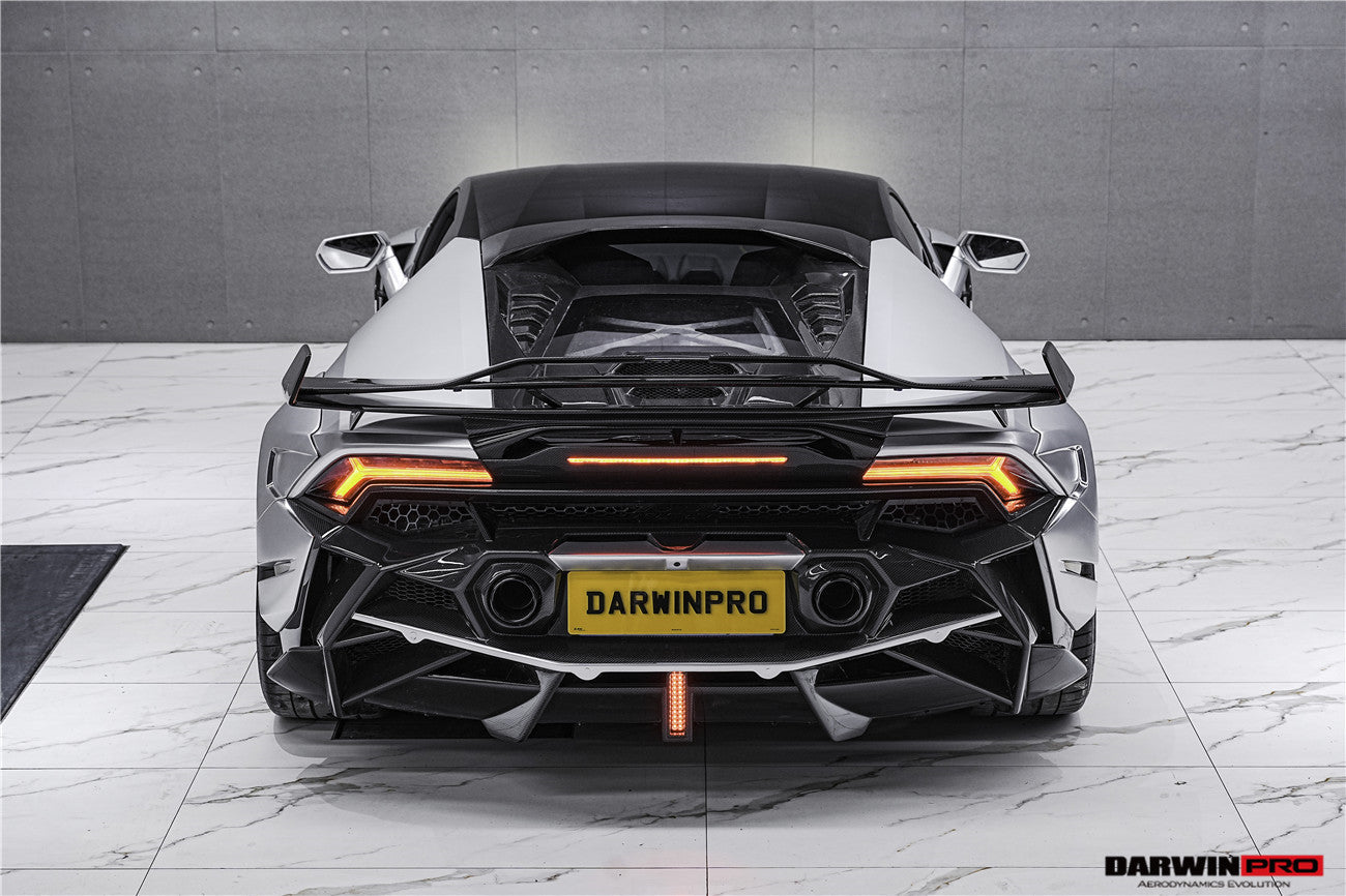 Parachoques trasero DarwinPRO estilo BKSSII para Lamborghini Huracan LP610 y LP580 (2015-2019)