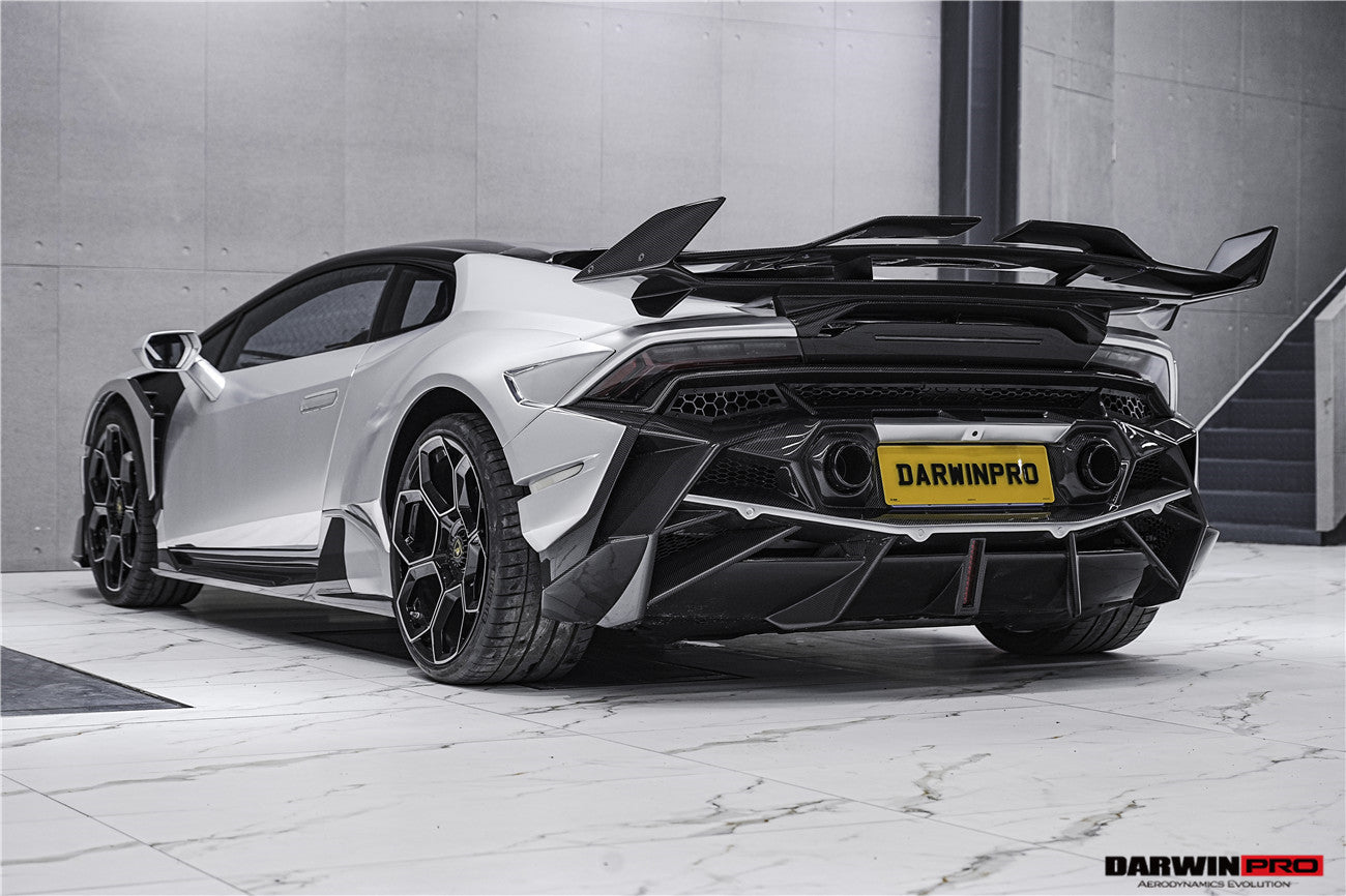 Parachoques trasero DarwinPRO estilo BKSSII para Lamborghini Huracan LP610 y LP580 (2015-2019)