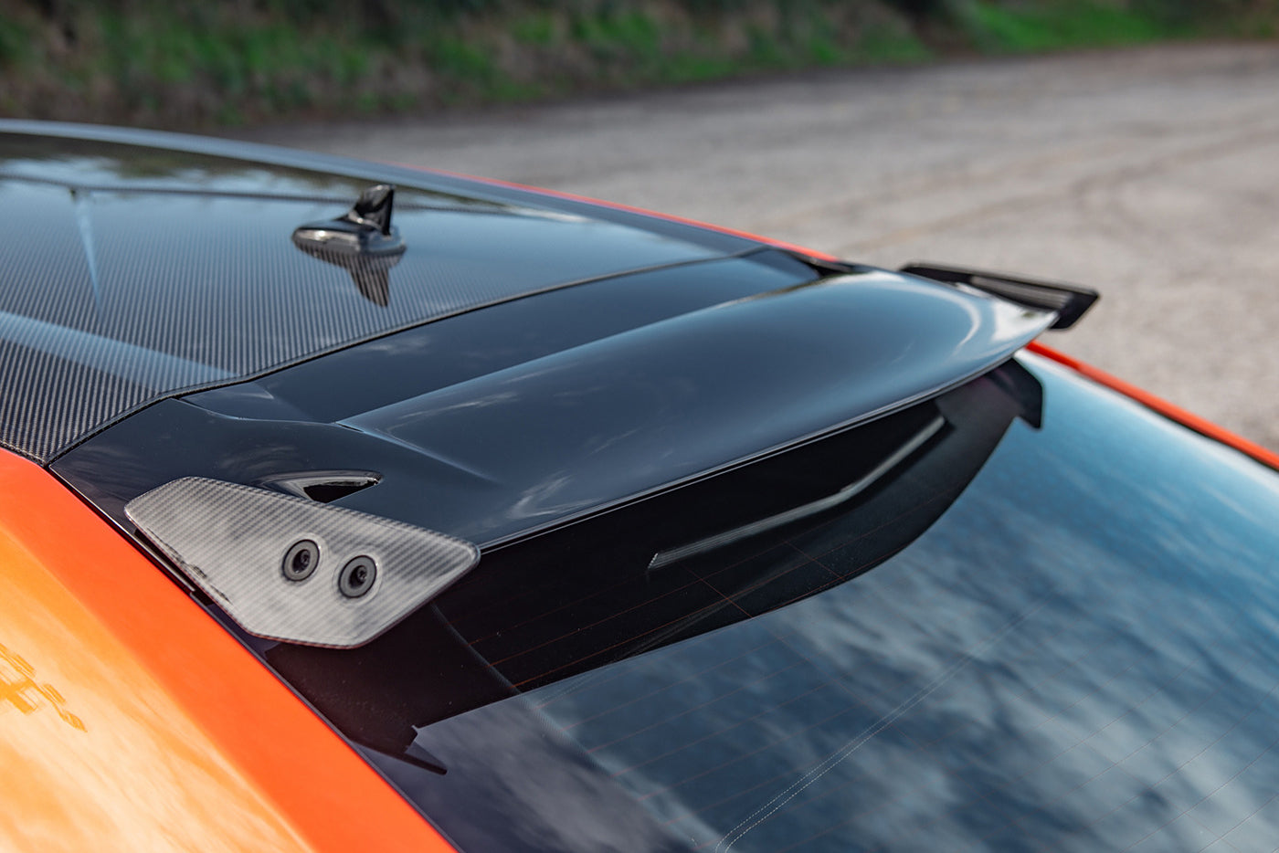Alerón de techo de fibra de carbono seco estilo Lamborghini Urus Performante Carbonado 2018-2025