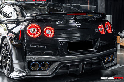 Difusor trasero de fibra de carbono DarwinPRO 2017-2023 Nissan GTR R35 EBA BKSS