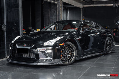 Faldones laterales de fibra de carbono DarwinPRO para Nissan GTR R35 EBA BKSS (2008-2023)