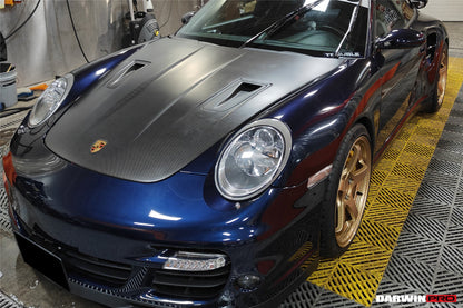 DarwinPRO 2005-2012 Porsche 911 997 Carrera &amp; S &amp; 4S &amp; Turbo &amp; 06-12 Cayman 987 GT2RS Style Hood