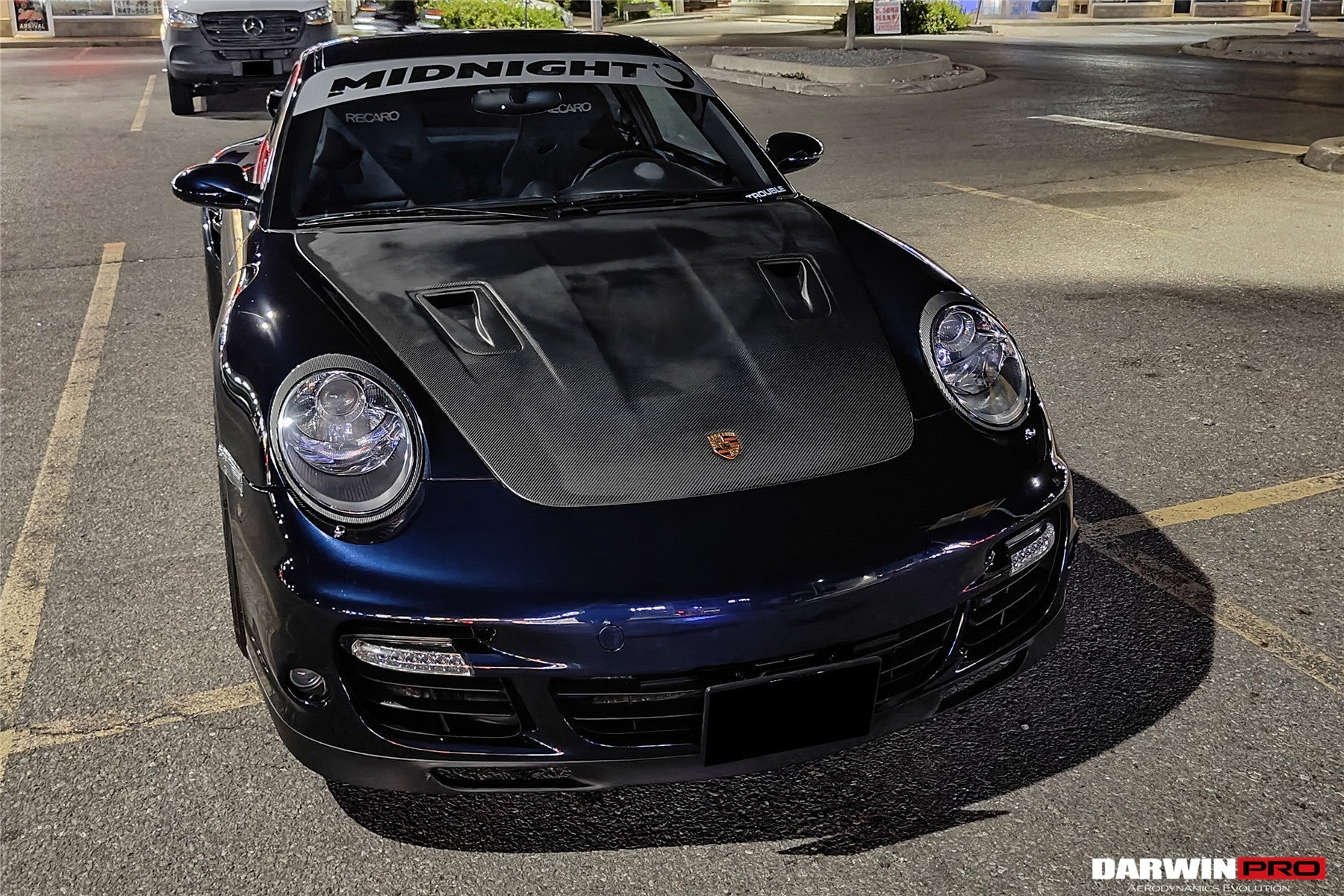 DarwinPRO 2005-2012 Porsche 911 997 Carrera &amp; S &amp; 4S &amp; Turbo &amp; 06-12 Cayman 987 GT2RS Style Hood