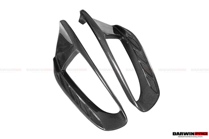 DarwinPRO 2015-2020 Ferrari 488 GTB | Spider Pista Style Carbon Fiber Quarter Panel Side Scoops