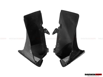 DarwinPRO 2015-2020 Ferrari 488 GTB | Spider Pista Style Carbon Fiber Quarter Panel Side Scoops