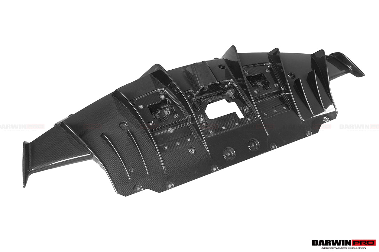 Difusor trasero de fibra de carbono DarwinPRO para Ferrari 488 Pista 2018-2022