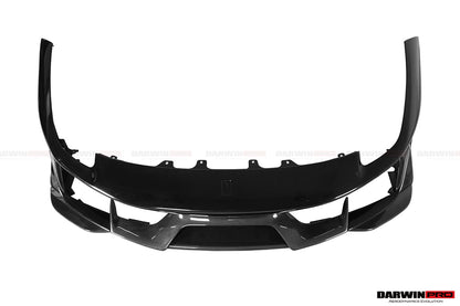 Parachoques delantero parcial de fibra de carbono DarwinPRO para Ferrari 488 Pista 2018-2022