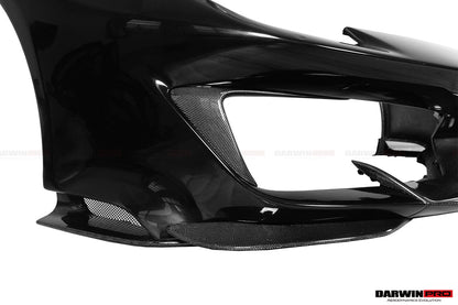 Parachoques delantero parcial de fibra de carbono DarwinPRO para Ferrari 488 Pista 2018-2022