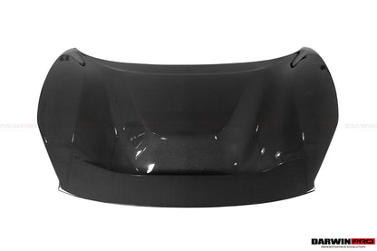 DarwinPRO 2015-2020 Ferrari 488 GTB | Spider Pista Style Carbon Fiber Front Bumper Set with Hood