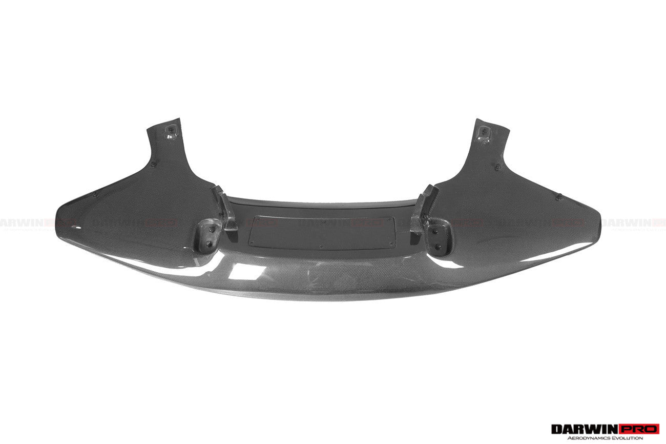 DarwinPRO 2015-2020 Ferrari 488 Spider Pista Style Carbon Fiber Rear Bumper And Wing