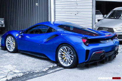 Difusor trasero de fibra de carbono DarwinPRO para Ferrari 488 Pista 2018-2022