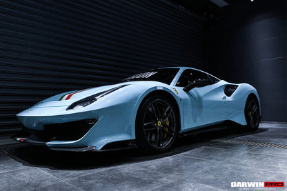 DarwinPRO 2015-2020 Ferrari 488 GTB | Spider Pista Style Carbon Fiber Side Skirts