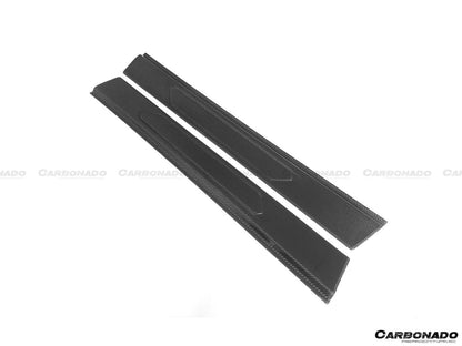 Tapas de placa de puerta de fibra de carbono estilo OEM para Lamborghini Aventador LP700 Coupé Roadster Carbonado 2011-2016