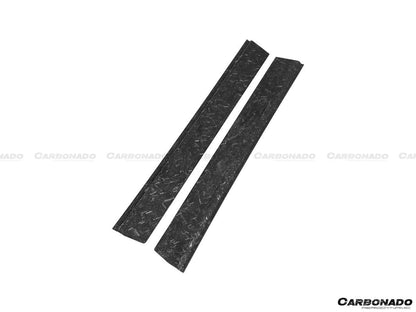 Tapas de placa de puerta de fibra de carbono estilo OEM para Lamborghini Aventador LP700 Coupé Roadster Carbonado 2011-2016
