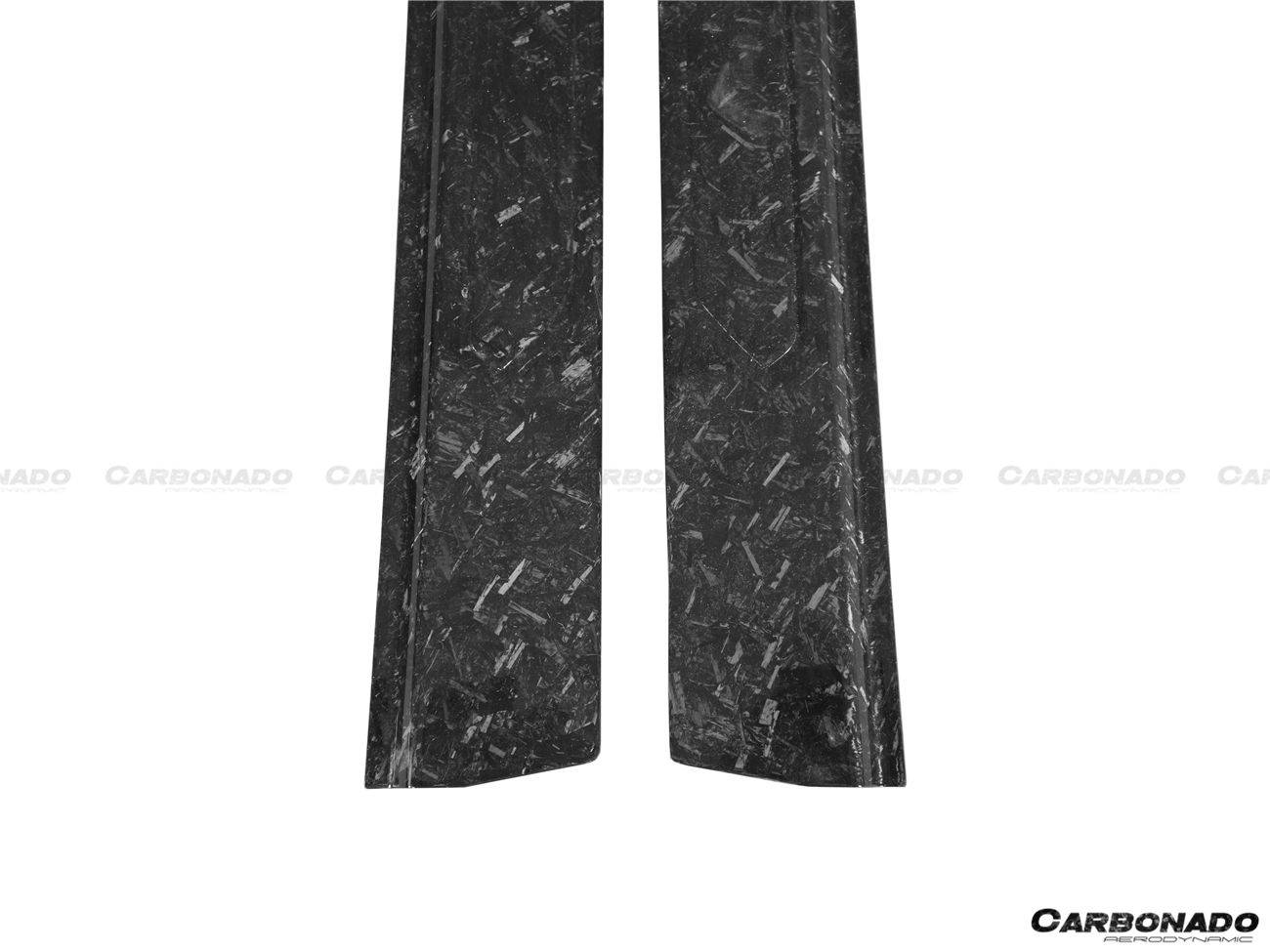Tapas de placa de puerta de fibra de carbono estilo OEM para Lamborghini Aventador LP700 Coupé Roadster Carbonado 2011-2016