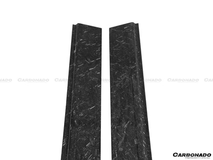 Tapas de placa de puerta de fibra de carbono estilo OEM para Lamborghini Aventador LP700 Coupé Roadster Carbonado 2011-2016