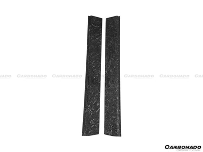 Tapas de placa de puerta de fibra de carbono estilo OEM para Lamborghini Aventador LP700 Coupé Roadster Carbonado 2011-2016