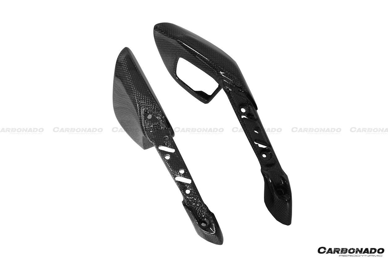 Carbonado 2015-2020 Ferrari 488 GTB Spider OE Style Carbon Fiber Door Handle Interior