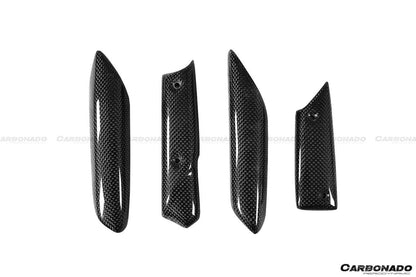 Carbonado 2015-2020 Ferrari 488 GTB Spider OE Style Carbon Fiber Door Handle Interior