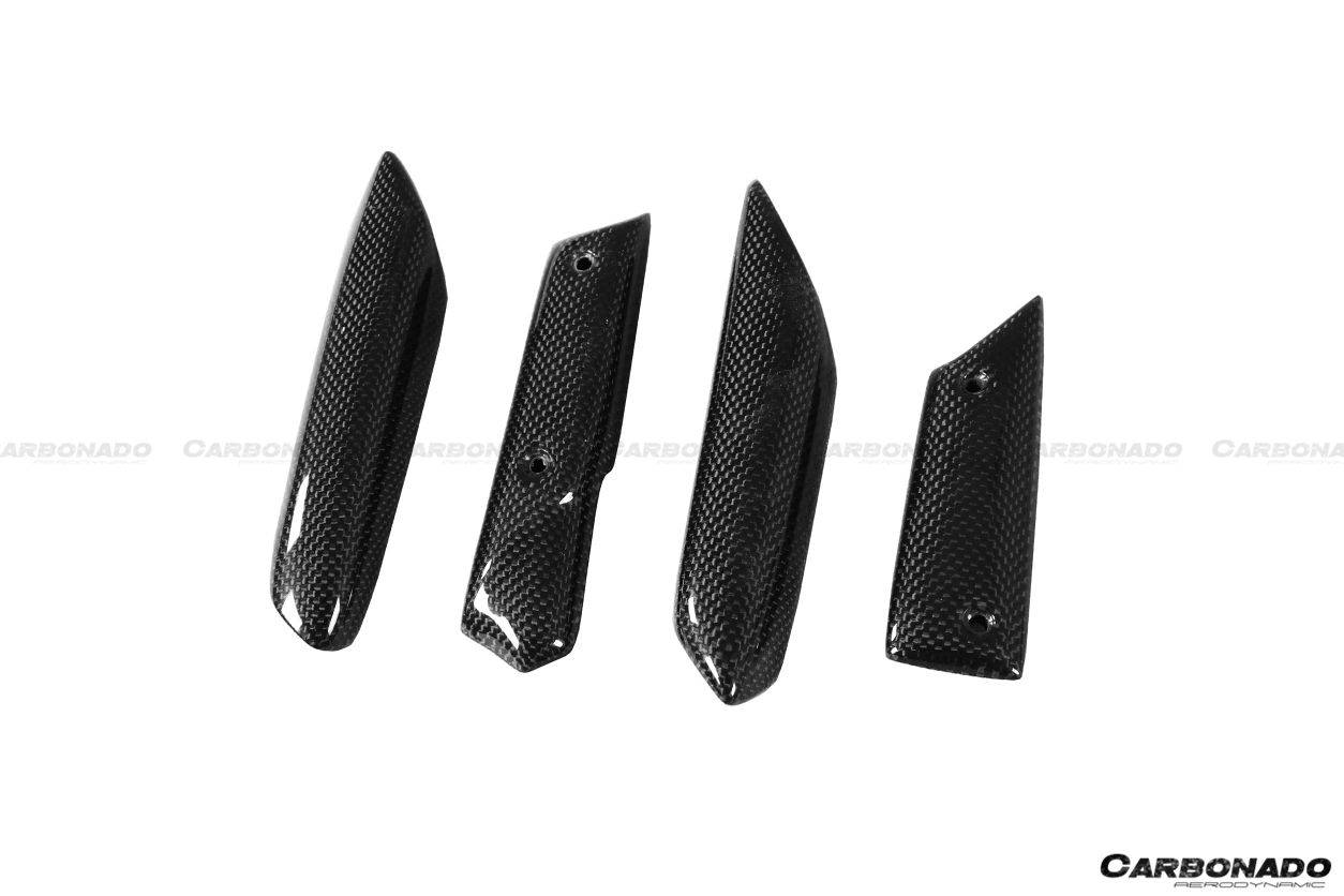 Carbonado 2015-2020 Ferrari 488 GTB Spider OE Style Carbon Fiber Door Handle Interior