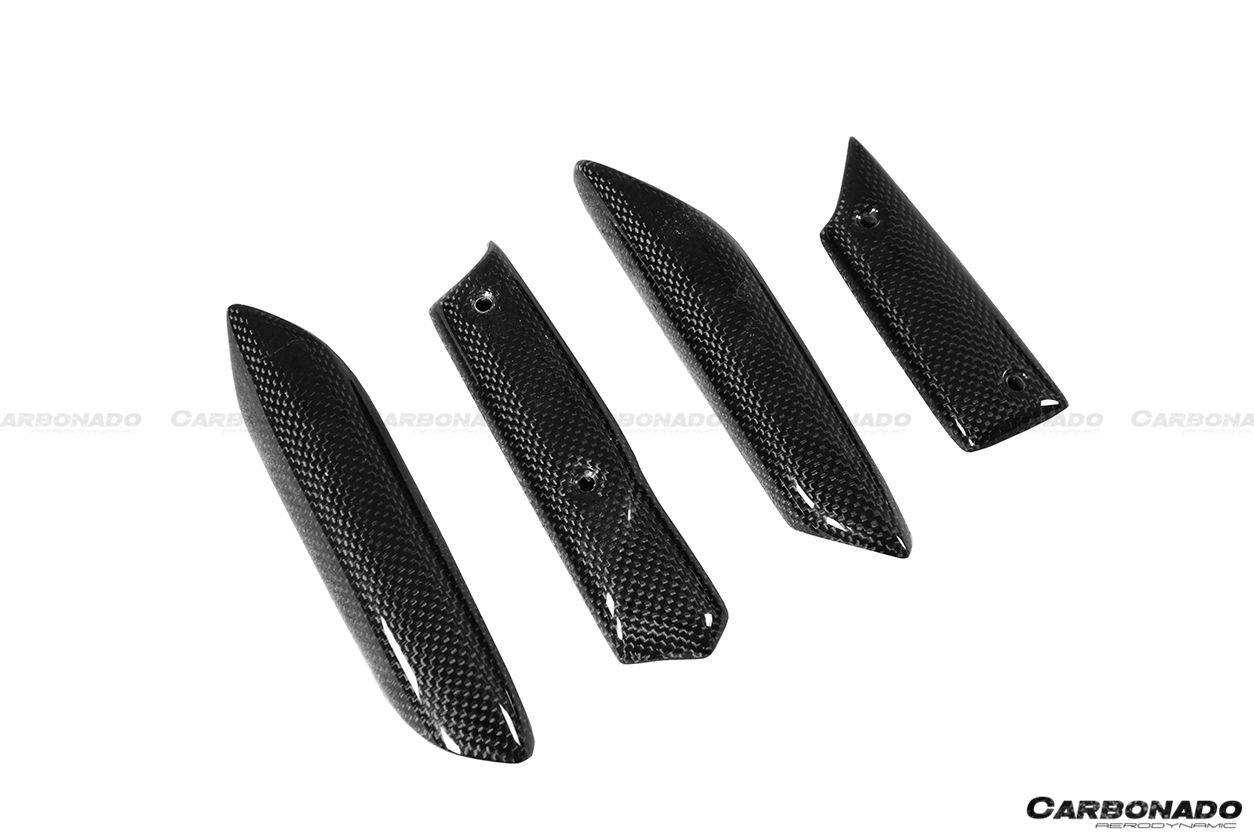 Carbonado 2015-2020 Ferrari 488 GTB Spider OE Style Carbon Fiber Door Handle Interior