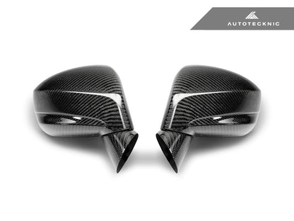 AutoTecknic Replacement Dry Carbon Mirror Covers - Nissan R35 GTR - 1