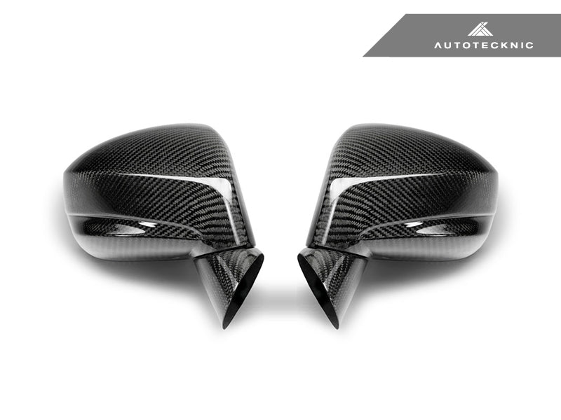AutoTecknic Replacement Dry Carbon Mirror Covers - Nissan R35 GTR - 1