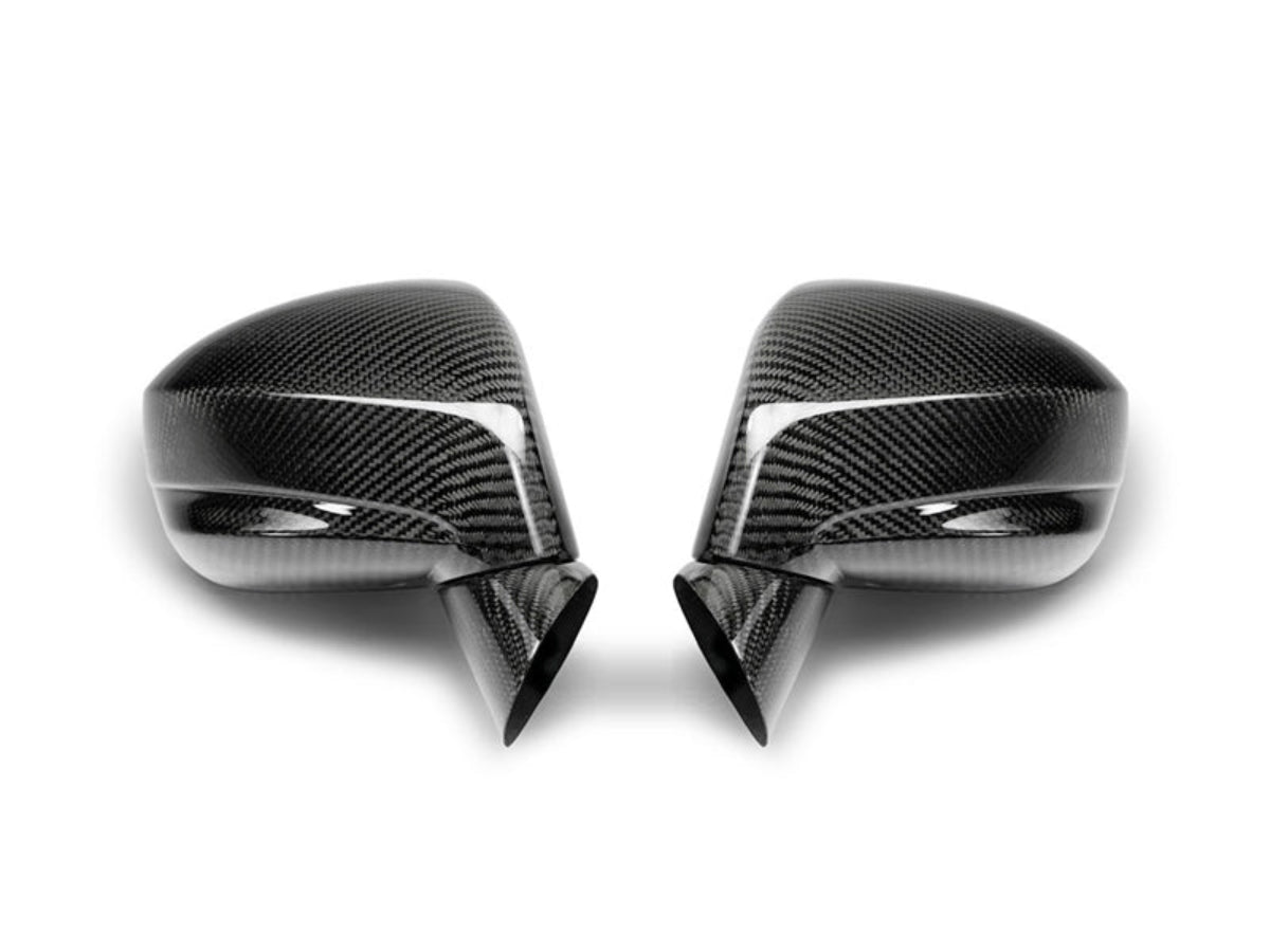 Cubiertas de repuesto de carbono seco para espejos retrovisores AutoTecknic - Nissan R35 GTR