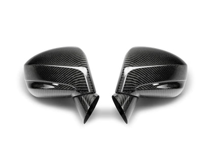 Cubiertas de repuesto de carbono seco para espejos retrovisores AutoTecknic - Nissan R35 GTR
