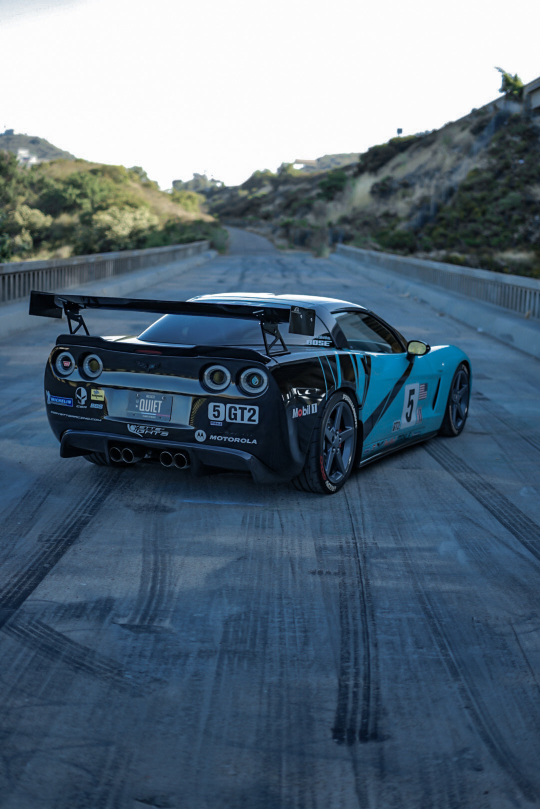 APR GTC-500  Carbon Fiber Adjustable Wing (2005-2013 Chevrolet Corvette C6 / C6 Z06)