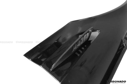 Carbonado 2015-2021 Mercedes Benz AMG GT GTS GTC GTR BK Style Partial Carbon Fiber Front Fender