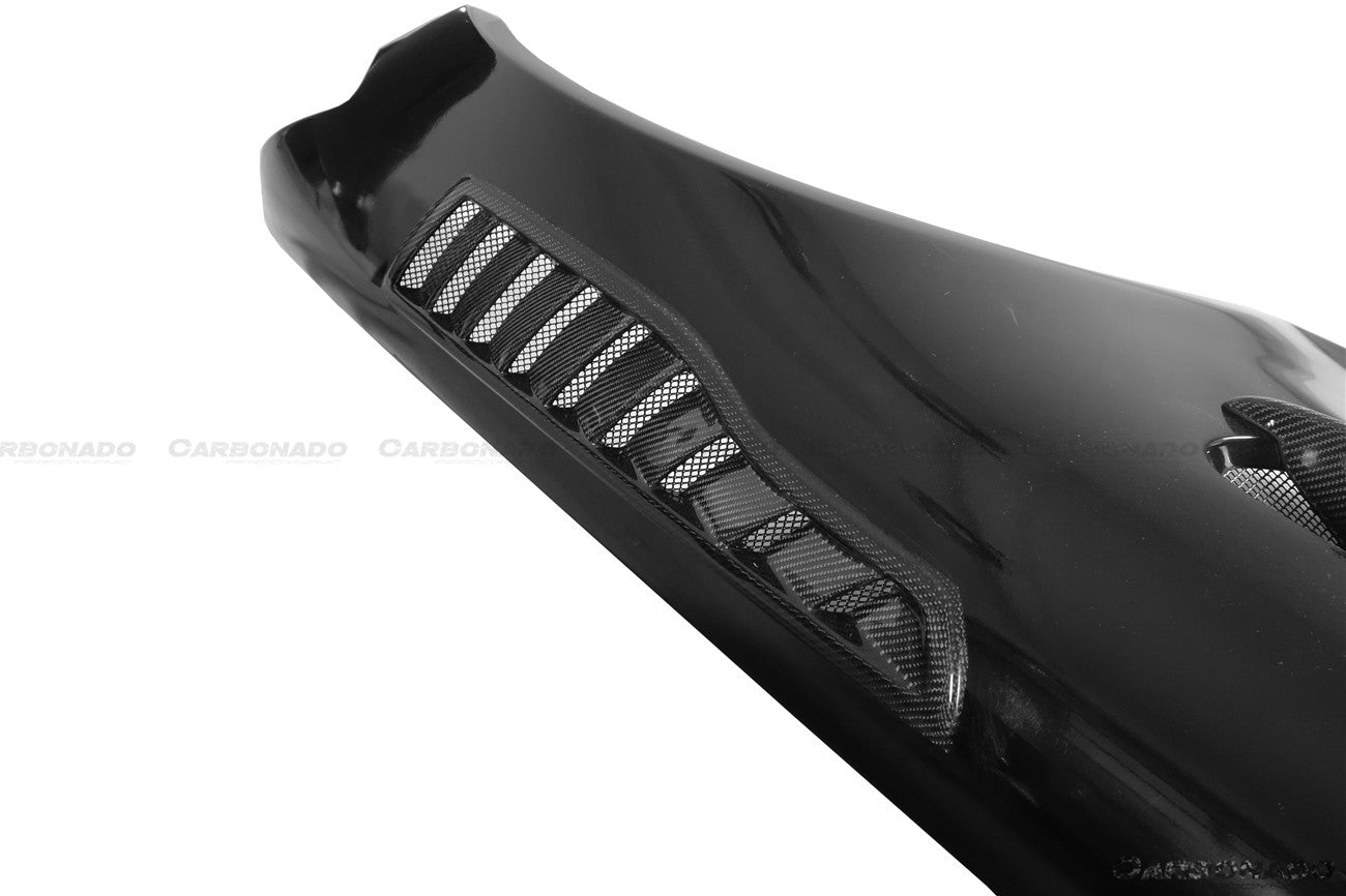 Carbonado 2015-2021 Mercedes Benz AMG GT GTS GTC GTR BK Style Partial Carbon Fiber Front Fender