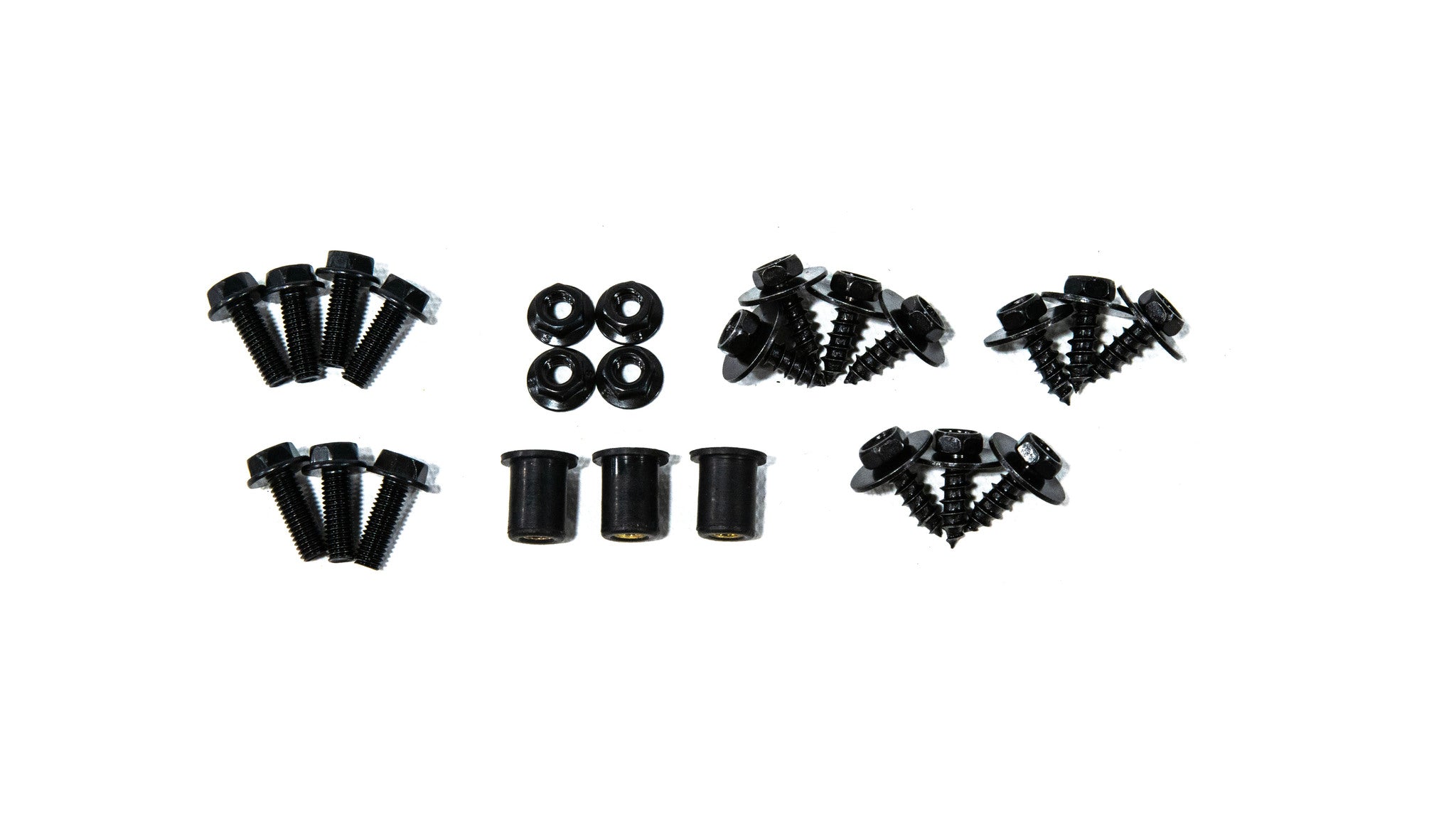 Faldón delantero de ABS negro mate de 3 piezas estilo OLM RD1 - WRX 2022+ 