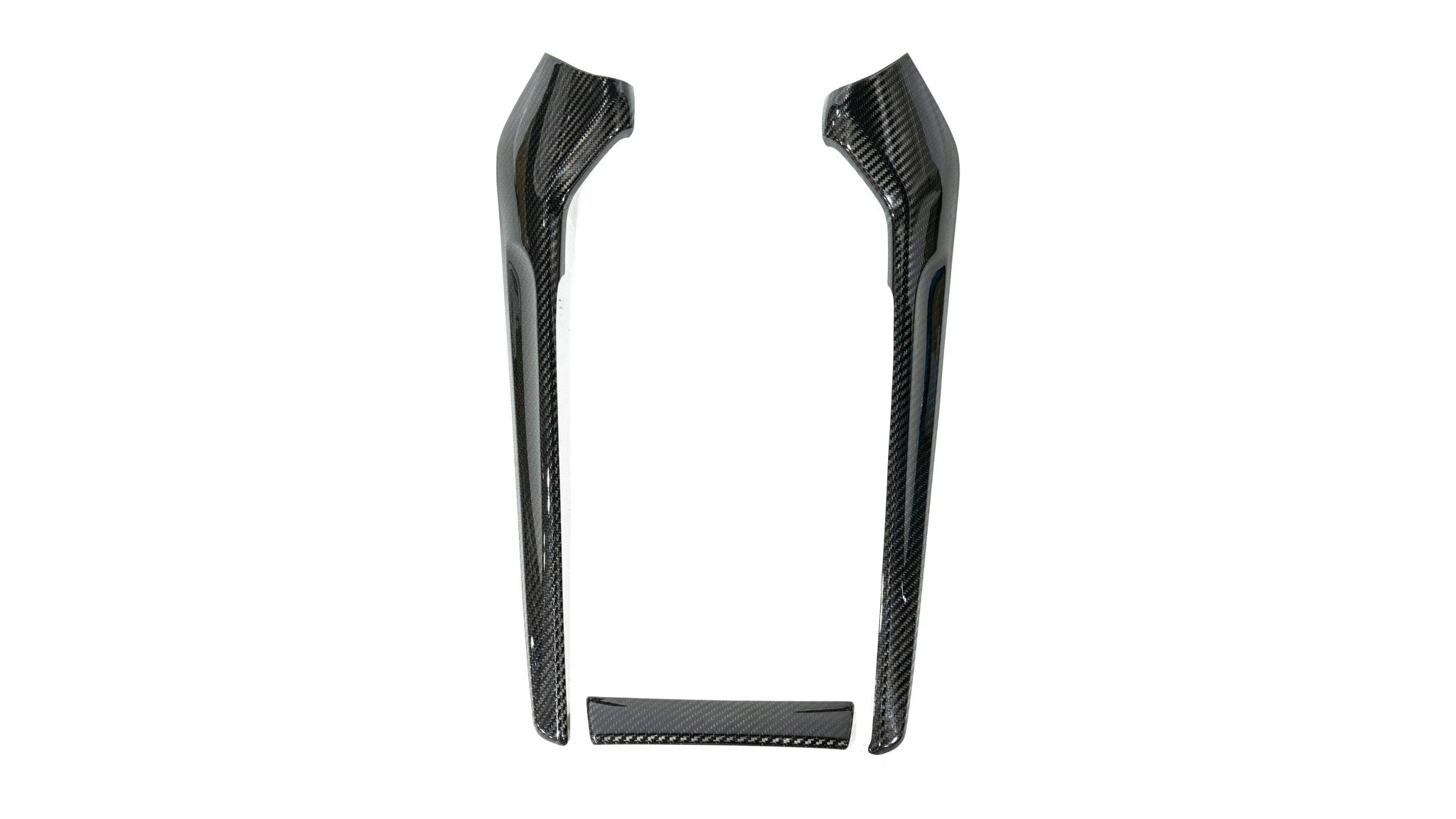 Cubiertas laterales de fibra de carbono para el panel de cambios OLM LE (3 piezas) - Honda Civic FL5 Type R 2023+