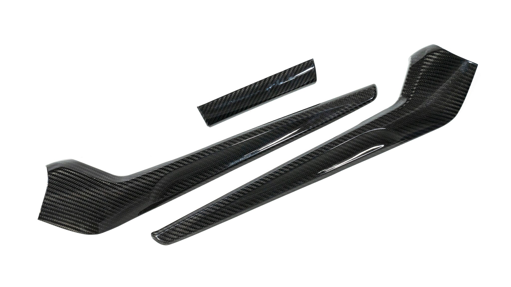 Cubiertas laterales de fibra de carbono para el panel de cambios OLM LE (3 piezas) - Honda Civic FL5 Type R 2023+