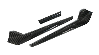 Cubiertas laterales de fibra de carbono para el panel de cambios OLM LE (3 piezas) - Honda Civic FL5 Type R 2023+