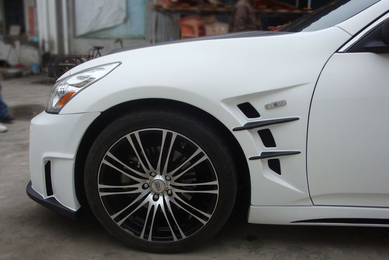 Guardabarros estilo JP para Infiniti G37S Coupé Carbonado 2008-2015