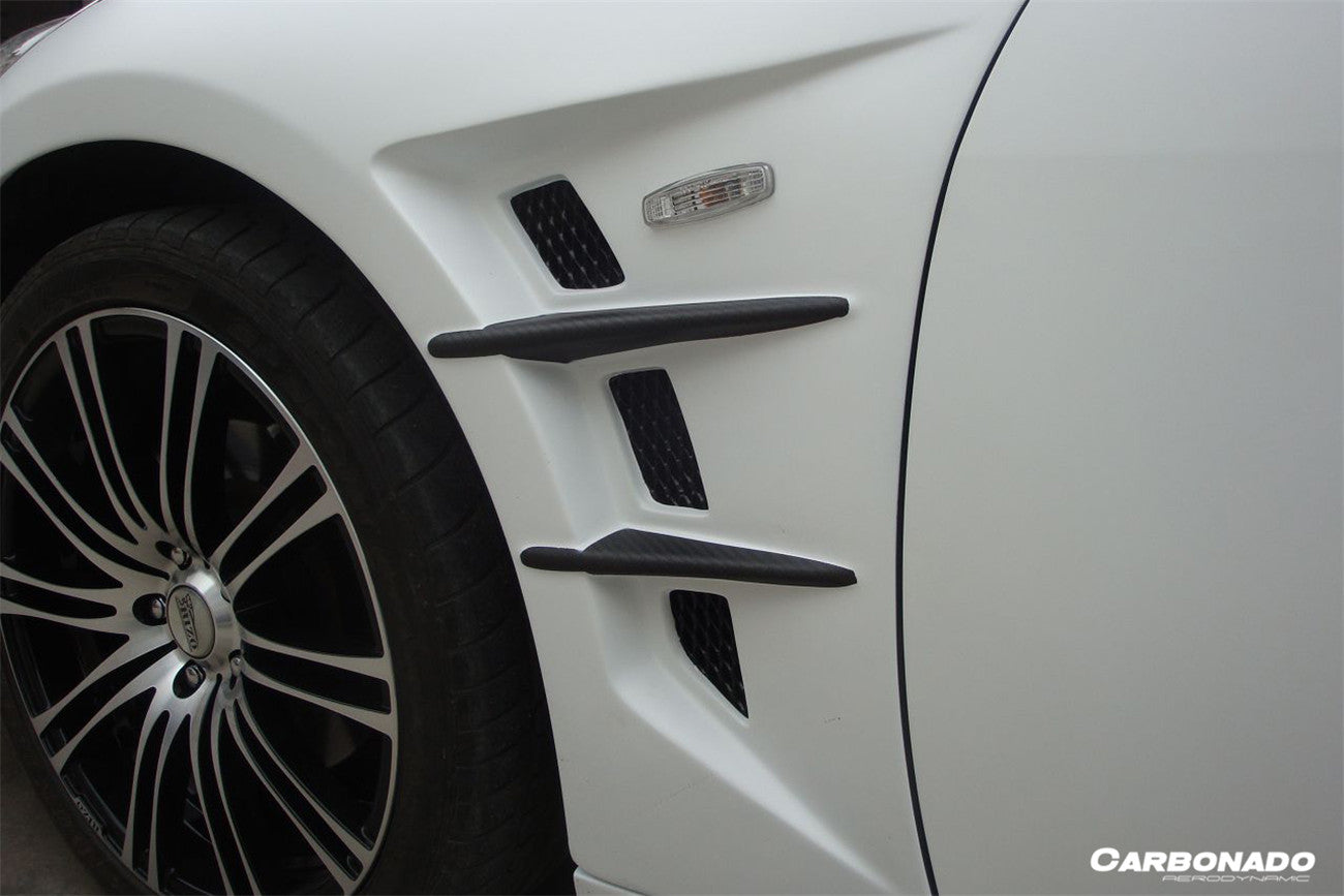 Guardabarros estilo JP para Infiniti G37S Coupé Carbonado 2008-2015