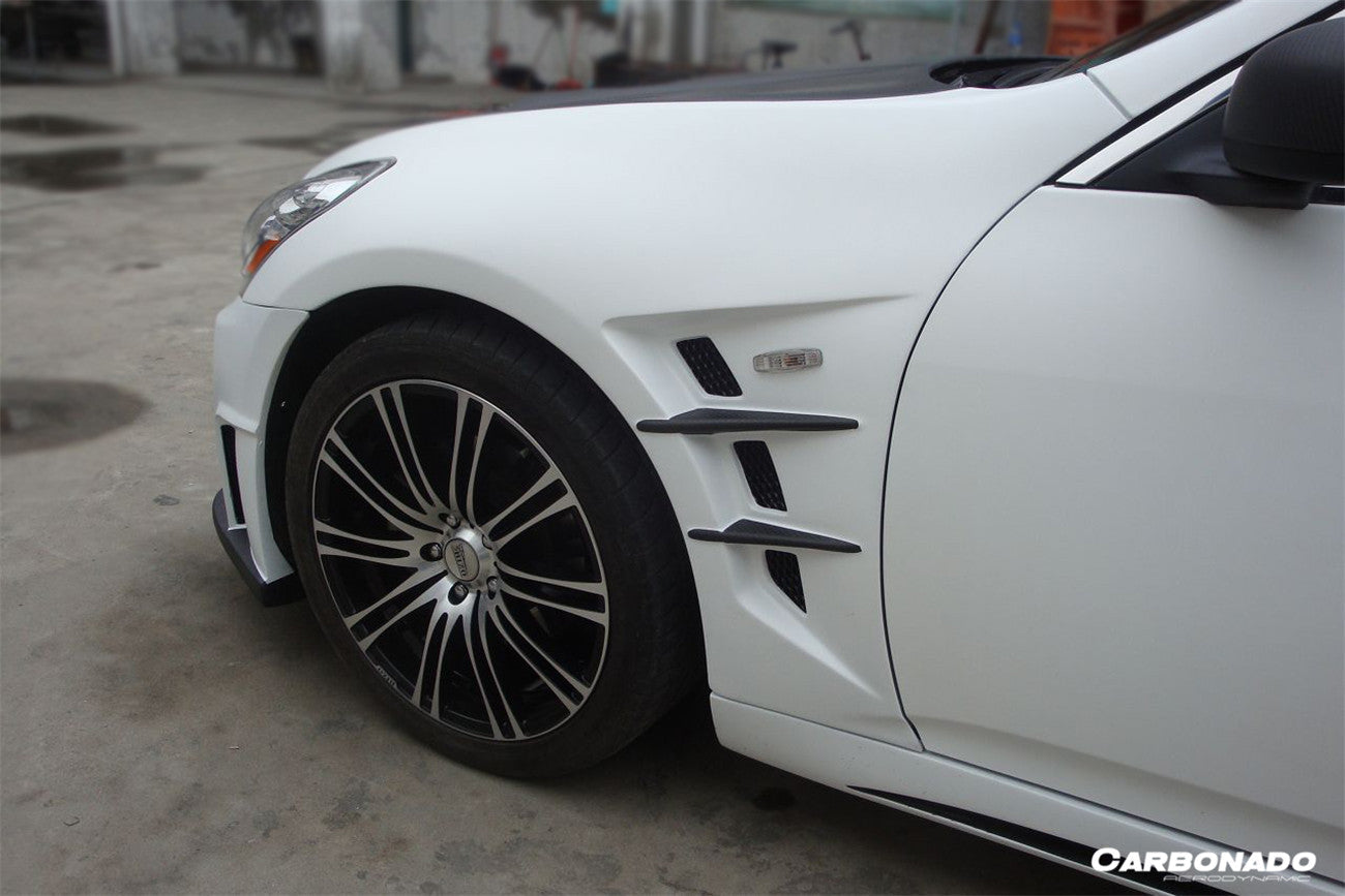 Guardabarros estilo JP para Infiniti G37S Coupé Carbonado 2008-2015