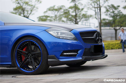Carbonado 2010-2014 Mercedes Benz W218 CLS Class 350  400  500 RT Style Front Lip