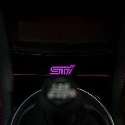 Lit Logos STI Shifter Trim Badge | 2008-2021 STI