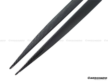 Faldones laterales de fibra de carbono estilo OEM para Mercedes Benz AMG GT63 S 4 puertas Coupé X290 Carbonado 2019-2023