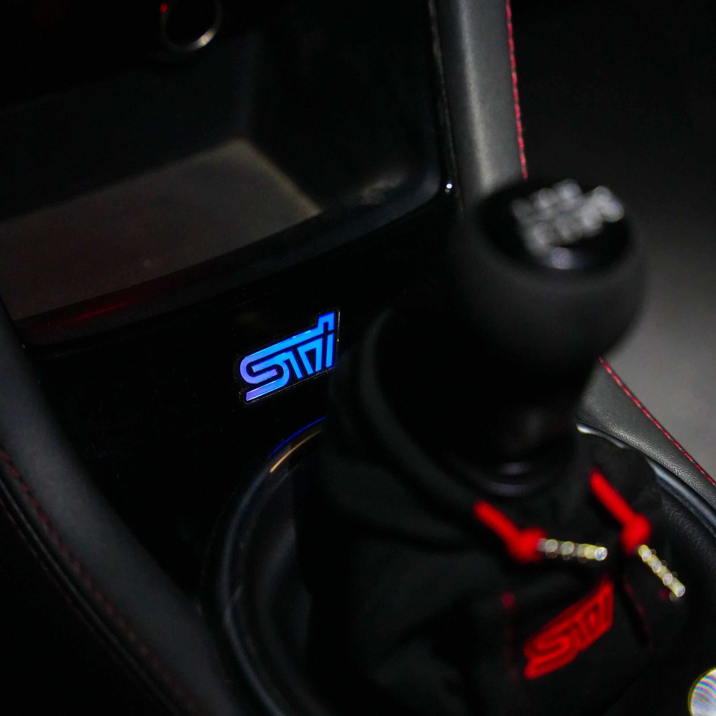 Lit Logos STI Shifter Trim Badge | 2008-2021 STI