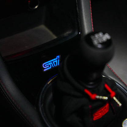 Lit Logos STI Shifter Trim Badge | 2008-2021 STI