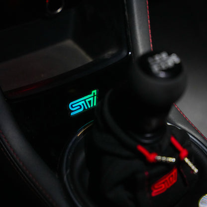 Lit Logos STI Shifter Trim Badge | 2008-2021 STI