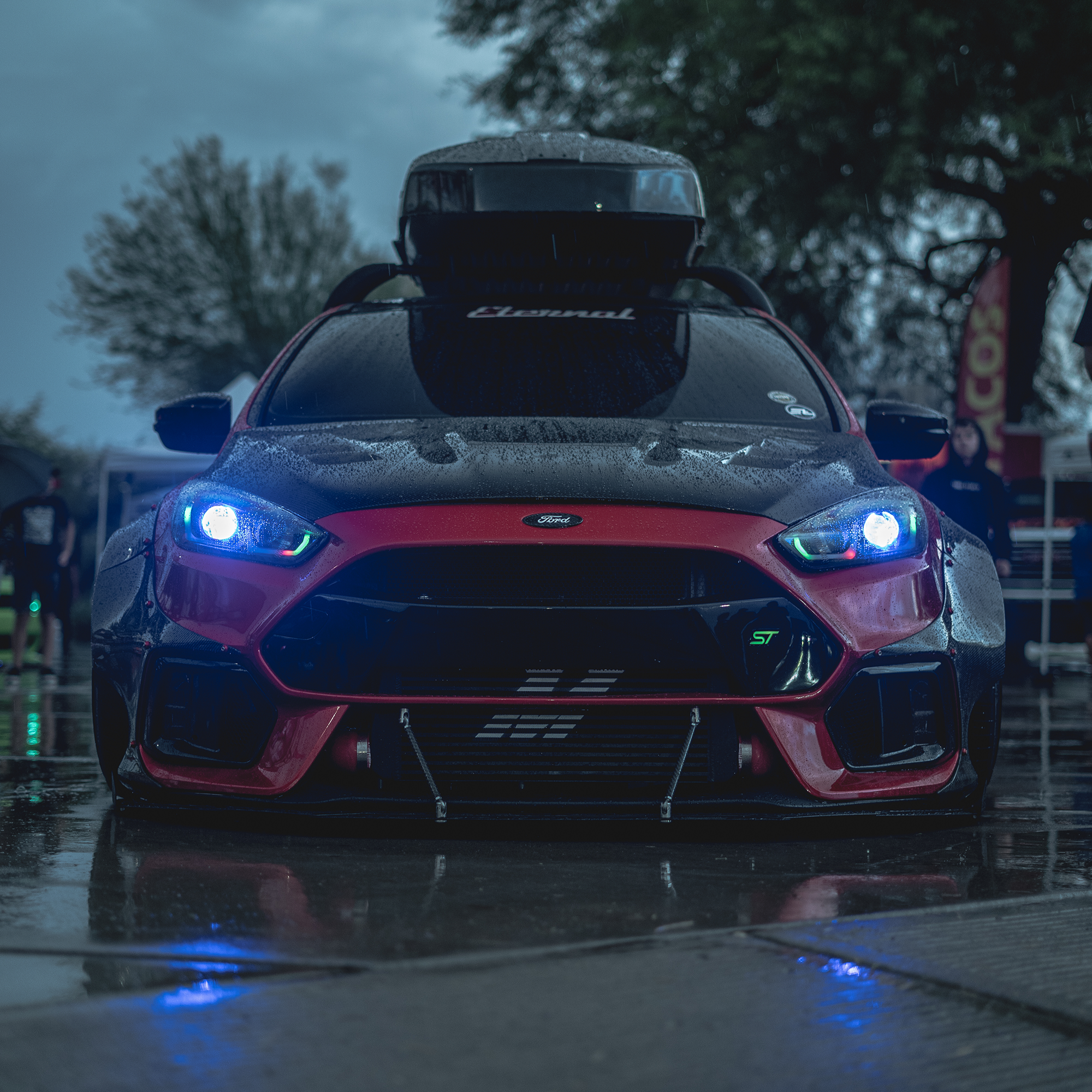 Lit Logos ST Grill Badge | 2013-2018 Focus & Fiesta