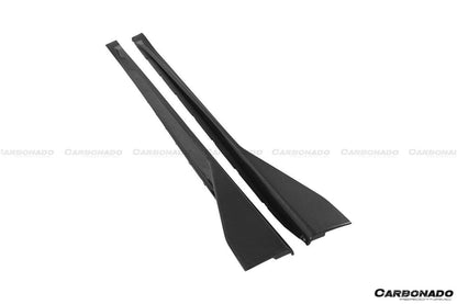 Carbonado 2021-UP BMW M4 G82  G83 MP Style Carbon Fiber Side Skirts