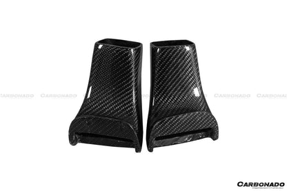 Carbonado 2017-2023 Nissan GTR R35 EBA OEM Style Carbon Fiber Hood Scoops